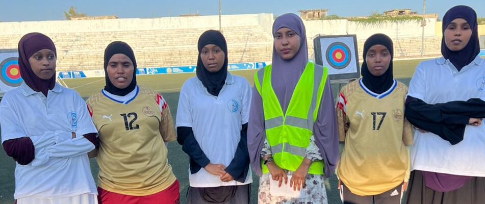Competition of Women Archery in Mogadishu